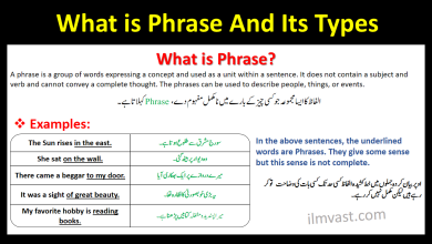 What Is Phrase And Their Types With Examples In Urdu